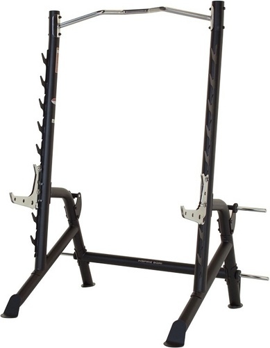 Inspire-Rack à squat avec barre de traction et sécurités réglables - noir-image-1