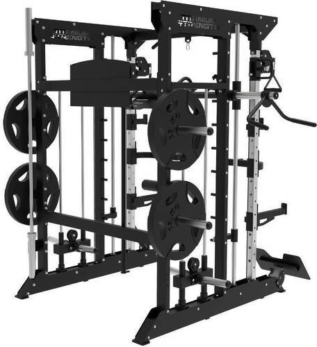 Titanium Strength-Multipower Machine Smith Avec Double Poulie + Rack B100 V3-3