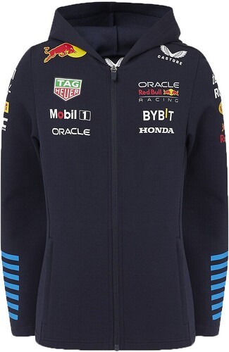 RED BULL RACING F1-Veste à Capuche Zippée Red Bull Racing F1 Team Formula Officiel Formule 1 Bleu Enfant-image-1