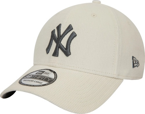NEW ERA-New Era New York Yankees MLB Cord Off White 39THIRTY Stretch Fit Cap-image-1