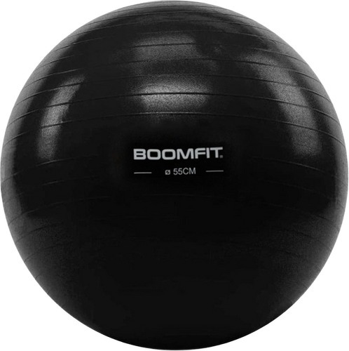 BOOMFIT-Ballon de Pilates Noir 55cm-image-1