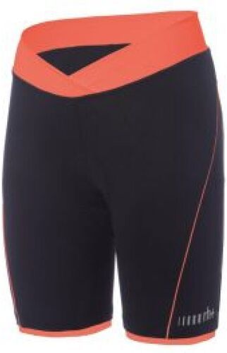 ZERO RH+-Zero rh pista w short 18cm black et orange cuissard de cyclisme femme-image-1