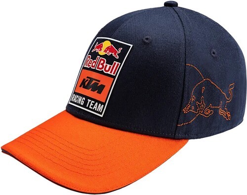 Red Bull KTM Racing Team-Casquette Bouchon ajusté Pit Stop Red Bull KTM Racing Team Moto GP Officiel - Adulte - Bleu Orange-1