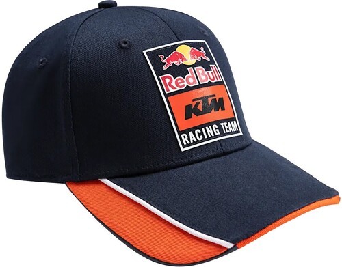 Red Bull KTM Racing Team-Casquette incurvée Apex Red Bull KTM Racing Team Moto GP Officiel - Adulte - Bleu Orange-image-1