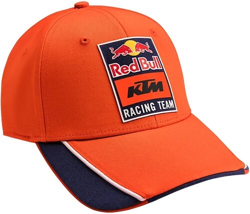 Red Bull KTM Racing Team-Casquette incurvée Rush Red Bull KTM Racing Team Moto GP Officiel - Adulte - Orange Bleu-image-1