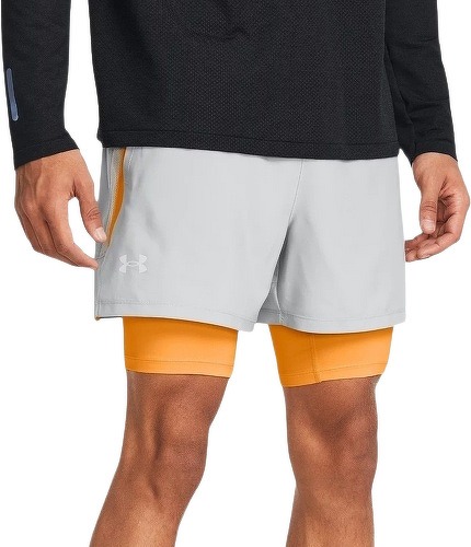 UNDER ARMOUR-Launch 5" 2 In 1 Shorts-1