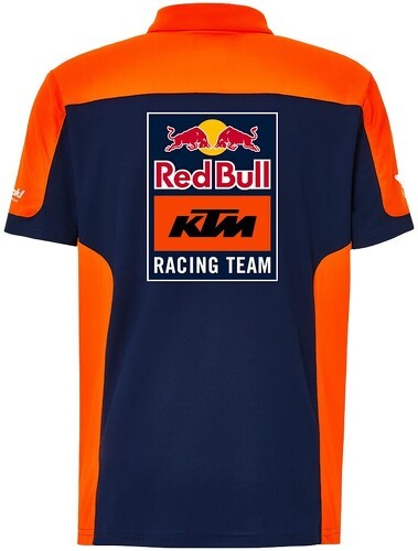 Red Bull KTM Racing Team-Polo réplique de l'équipe Red Bull KTM Racing Team Moto GP Officiel - Homme - Bleu Orange-0