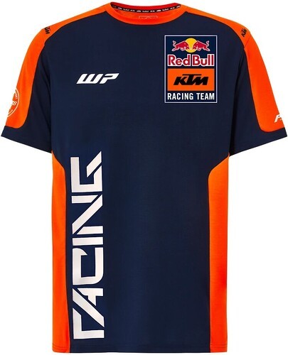 Red Bull KTM Racing Team-T-shirt réplique de l'équipe Red Bull KTM Racing Team Moto GP Officiel - Homme - Bleu Orange-image-1