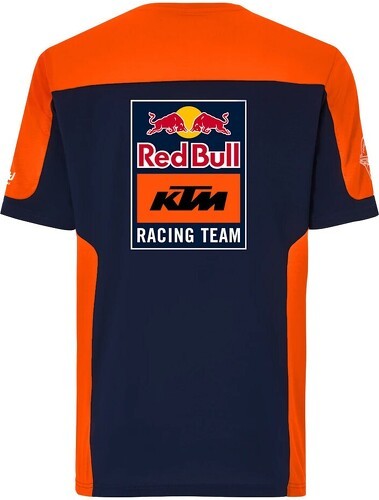 Red Bull KTM Racing Team-T-shirt réplique de l'équipe Red Bull KTM Racing Team Moto GP Officiel - Homme - Bleu Orange-1