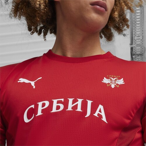 PUMA-Maillot de football d’avant-match Serbie-3