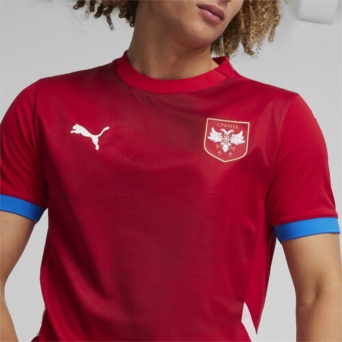 PUMA-Maillot Home Euro 2024 Serbie-4