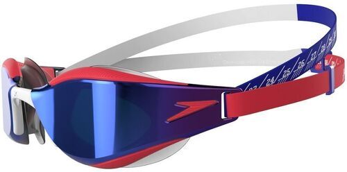 Speedo-Lunettes de natation fastskin hyper elite miroir rouge / bleu-1