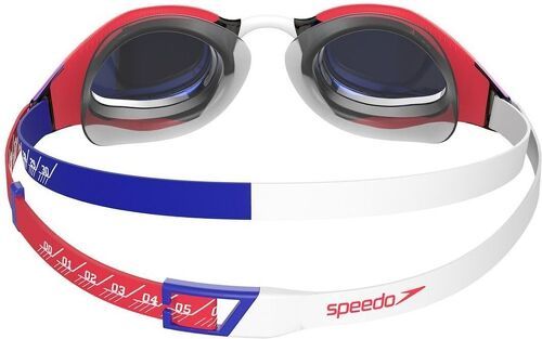 Speedo-Lunettes de natation fastskin hyper elite miroir rouge / bleu-2