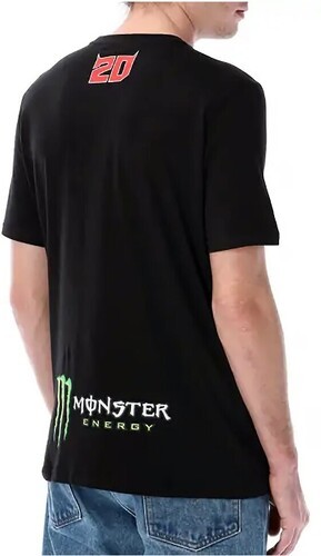 FABIO QUARTARARO FQ20-T Shirt Fabio Quartararo El Diablo Fq20 Dual Big Monster Energy Officiel Motogp-1