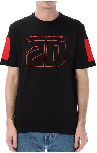 FABIO QUARTARARO FQ20-T Shirt Fabio Quartararo Graphic 20 Outline Fq20 Officiel Motogp-1