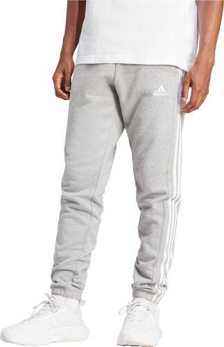 adidas Sportswear-Pantalon fuselé en molleton aux chevilles élastiques et à 3 bandes Essentials -0