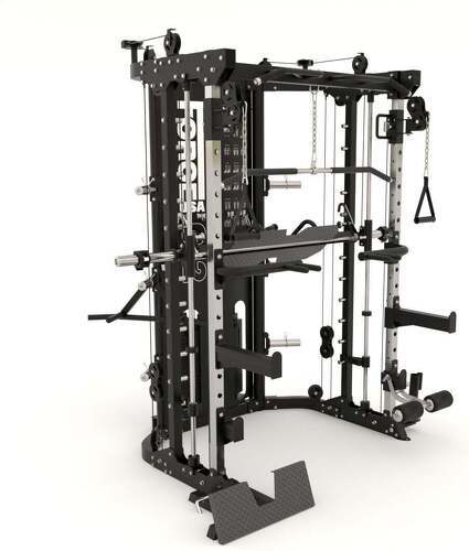 Force USA-G12™ Compact All-In-One Trainer - Double Pulley (90.5 kg), Multipower, Power Rack et Leg Press - Version Compacte-image-1