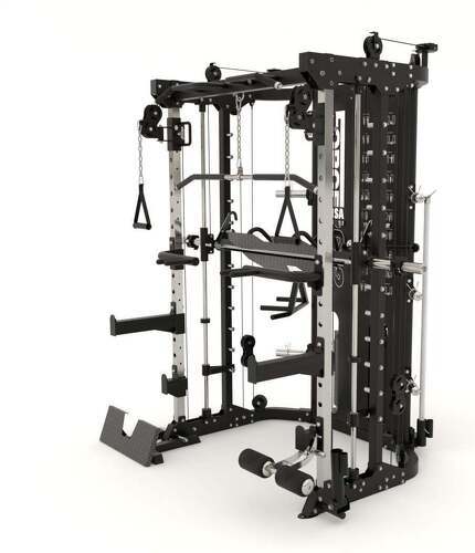 Force USA-G12™ All-In-One Trainer - Double Pulley (90.5 kg), Multipower, Power Rack et Leg Press - Version Compacte-2