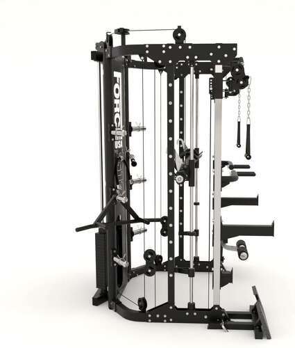 Force USA-G12™ All-In-One Trainer - Double Pulley (90.5 kg), Multipower, Power Rack et Leg Press - Version Compacte-3