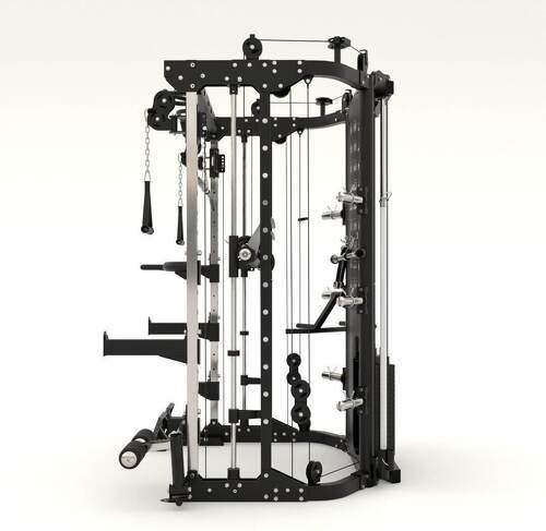 Force USA-G12™ All-In-One Trainer - Double Pulley (90.5 kg), Multipower, Power Rack et Leg Press - Version Compacte-4