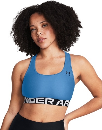 UNDER ARMOUR-Brassière femme Under Armour HeatGear Mid Branded-4