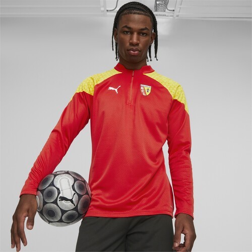 PUMA-Haut d’entraînement 1/4 zip RC Lens 2023/24-1