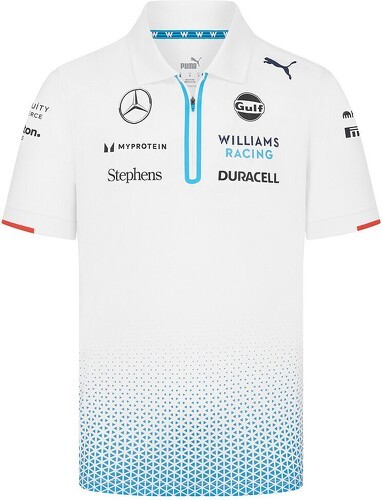 WILLIAMS RACING F1-Polo PUMA Williams Racing Team Formule 1 Homme Blanc-1