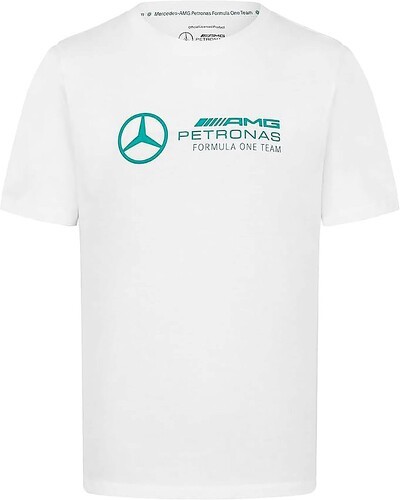 MERCEDES AMG PETRONAS MOTORSPORT-T Shirt À Grand Logo Mercedes Amg Petronas Officiel Formule 1-1