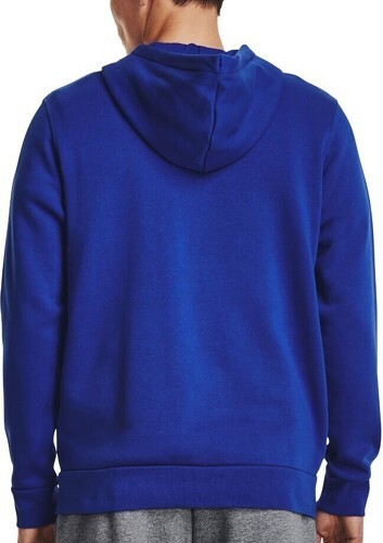 UNDER ARMOUR-UA Essential Fleece FZ Hood-BLU-1