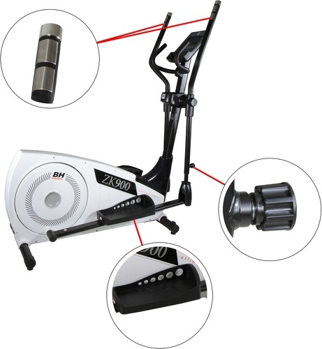 BH FITNESS-Vélo elliptique i.ZK900 Usage intensif Connecté Kinomap-2