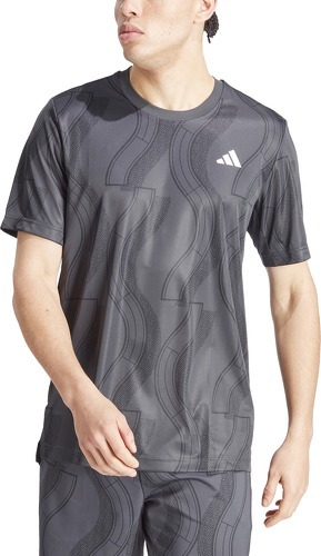 adidas Performance-T-shirt de tennis graphique Club-2