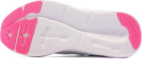 UNDER ARMOUR-Chaussures de Sport Grise/Rose Femme Under Armour Charged Pursuit 3-4