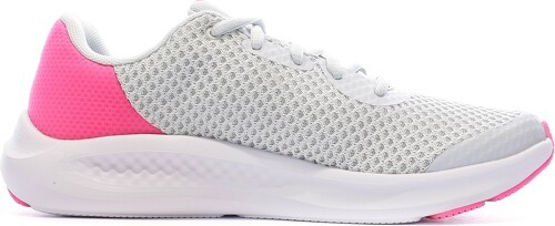 UNDER ARMOUR-Chaussures de Sport Grise/Rose Femme Under Armour Charged Pursuit 3-1