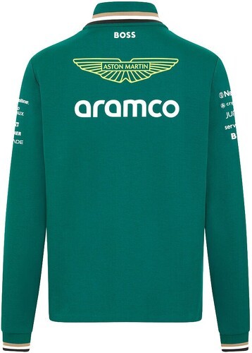 ASTON MARTIN F1 TEAM-Pull 1/4 Zippé Équipe Aston Martin Officiel Formule 1-0