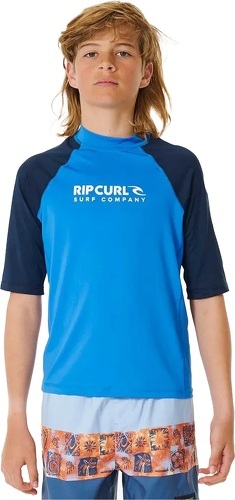 RIP CURL-Rip Curl Enfants Shock UPF Short Sleeve Boy Lycra Vest - B-image-1