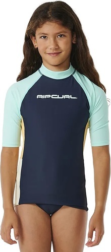 RIP CURL-Rip Curl Filles Block Party Gilet à Manches Courtes En Lycra 12QG-0