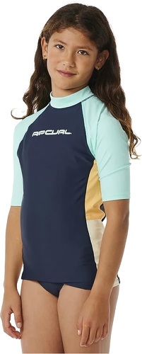 RIP CURL-Rip Curl Filles Block Party Gilet à Manches Courtes En Lycra 12QG-1