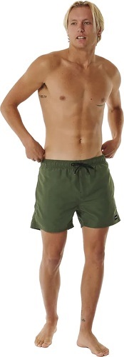 RIP CURL-Rip Curl Hommes Short De Volley 15" Décalé - Dark Olive-3