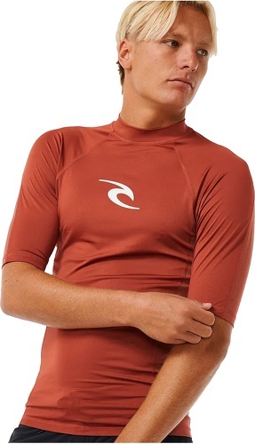 RIP CURL-Rip Curl Hommes Waves UPF Performance Gilet Lycra Manches Courtes-image-1