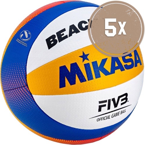 MIKASA-5er Ballpaket Beach Pro BV550C ÖVV-0