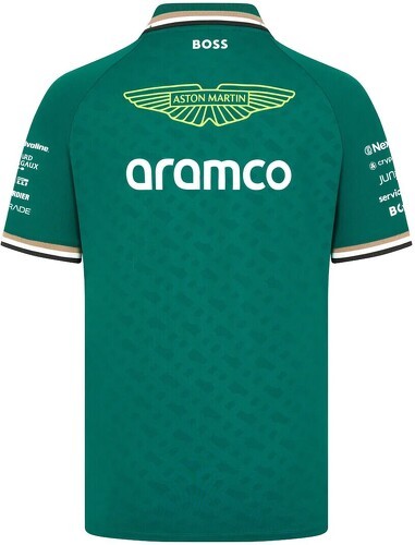 ASTON MARTIN F1 TEAM-Polo de l'équipe Aston Martin Officiel Formule 1 Homme Vert-1