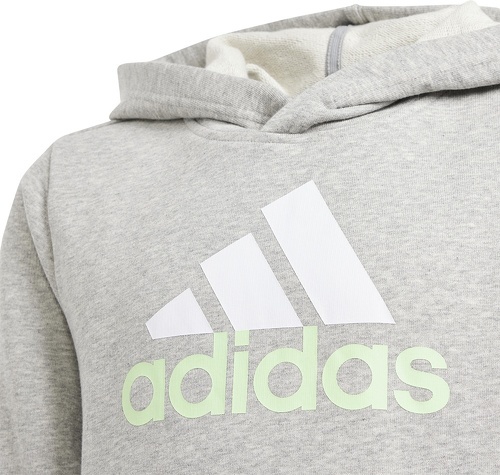 adidas Sportswear-Sweat-shirt à capuche bicolore en coton Big Logo Essentials-2