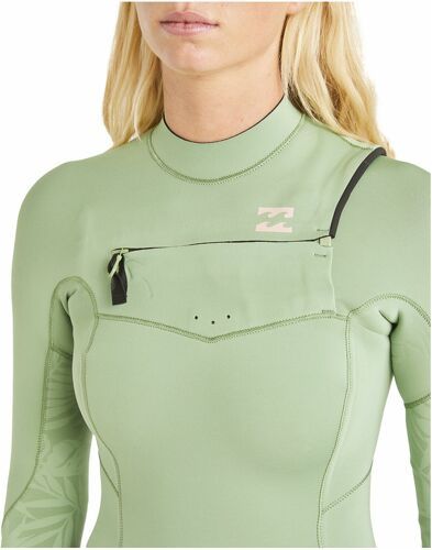 BILLABONG-Billabong Synergy 3/2Mm Chest Zip Combinaison Néoprène Abj-3