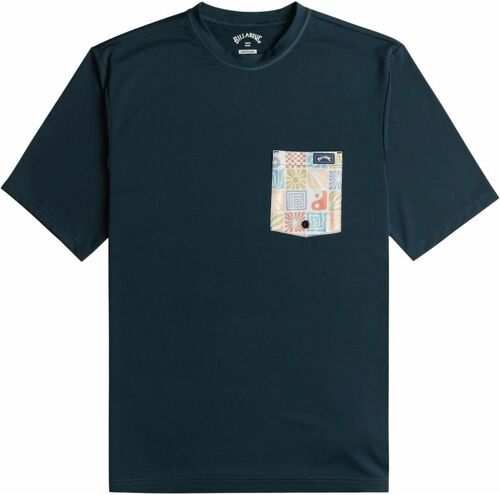 BILLABONG-Billabong Hommes Team Pocket UV50 Short Sleeve Surf T-Shirt EBYWR-image-1
