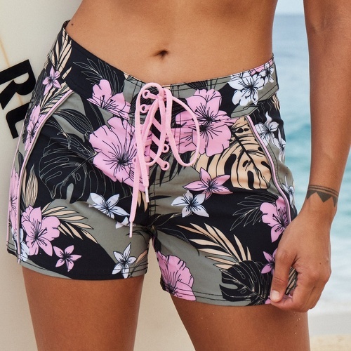 ROXY-Boardshort Imprimé Roxy Pro The 93 Win - Anthracite Cl-4