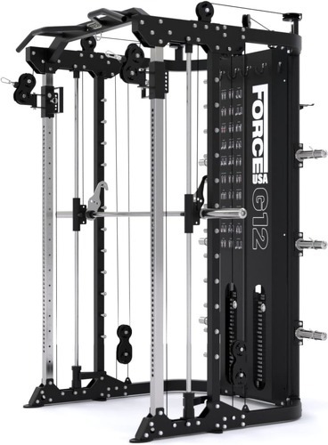 Force USA-G12™ V2 All-In-One Trainer - Double Poulie (2 x 100 kg), Machine Smith, Rack et Presse pour les Jambes-2