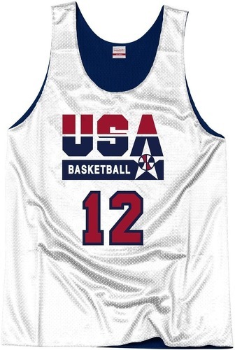 Mitchell & Ness-Maillot Authentique Team Usa Reversible Practice John Stockton-1