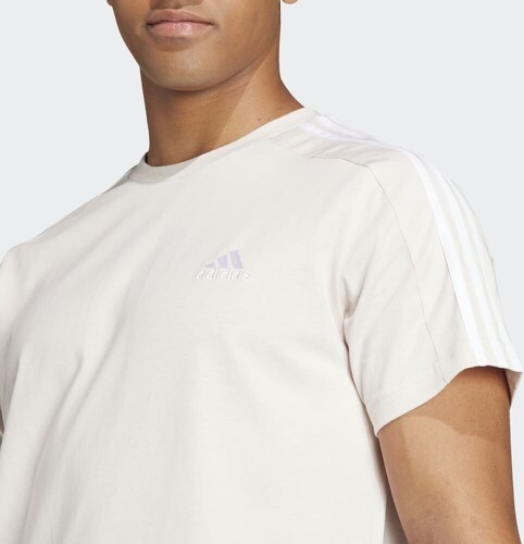 adidas Sportswear-T-Shirt Adidas En Coton Rose-1