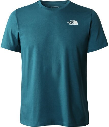 THE NORTH FACE-T Shirt Foundation Graphic Blue Coral-0