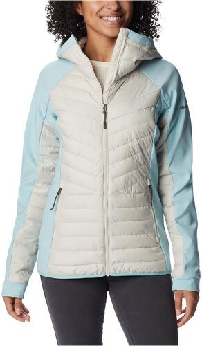 Columbia-Powder Lite Hybrid Hooded Jacket-0